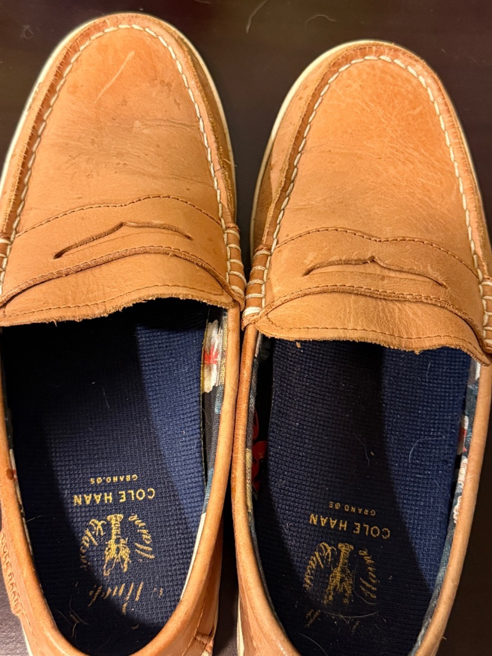 Mens Cole Haan Leather Loafer